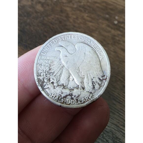 1936 Walking Liberty Half Dollar 90% Silver Very Fine VF See Pics 12 - Picture 8 of 16